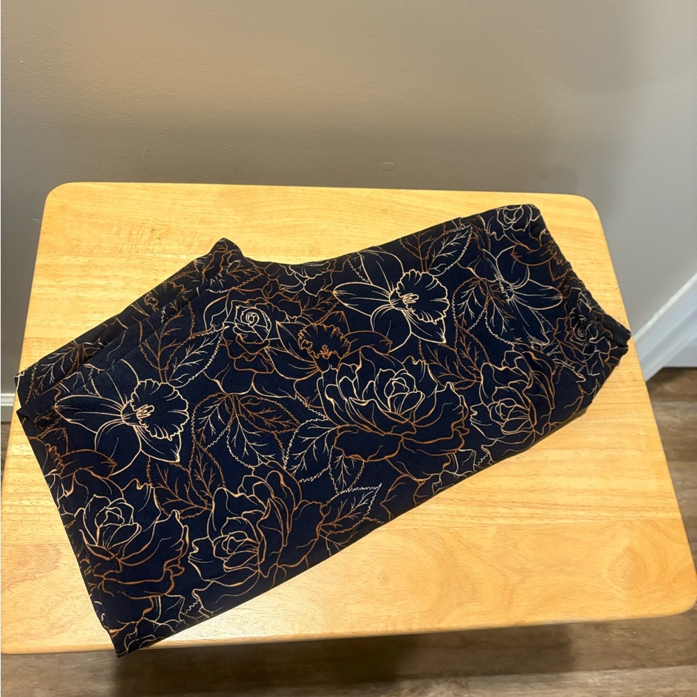 Floral Patterned Bike Shorts